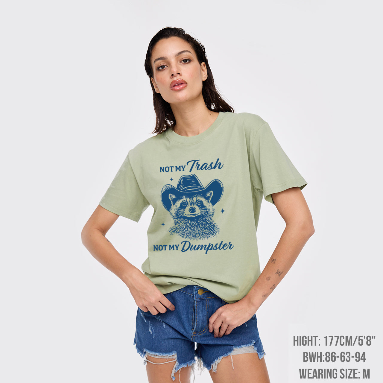 Funny Raccoon-Not My Trash Not My Dumpster T-Shirts