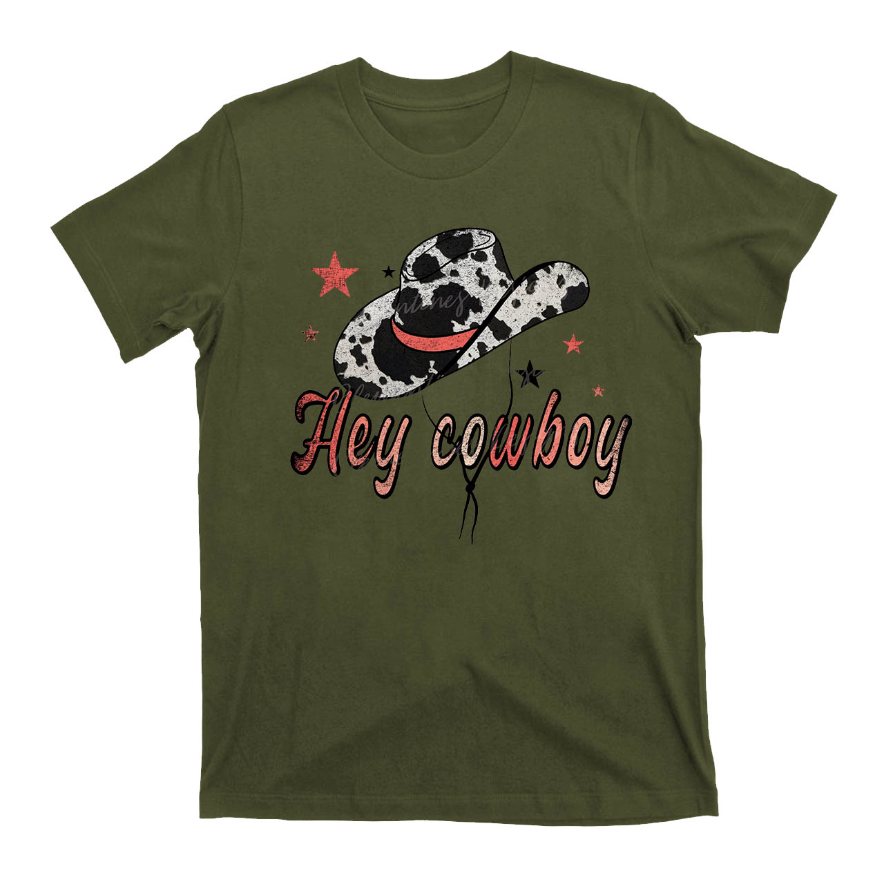 Hey Cowboy Cowgirls Hat Cowboy T-Shirts