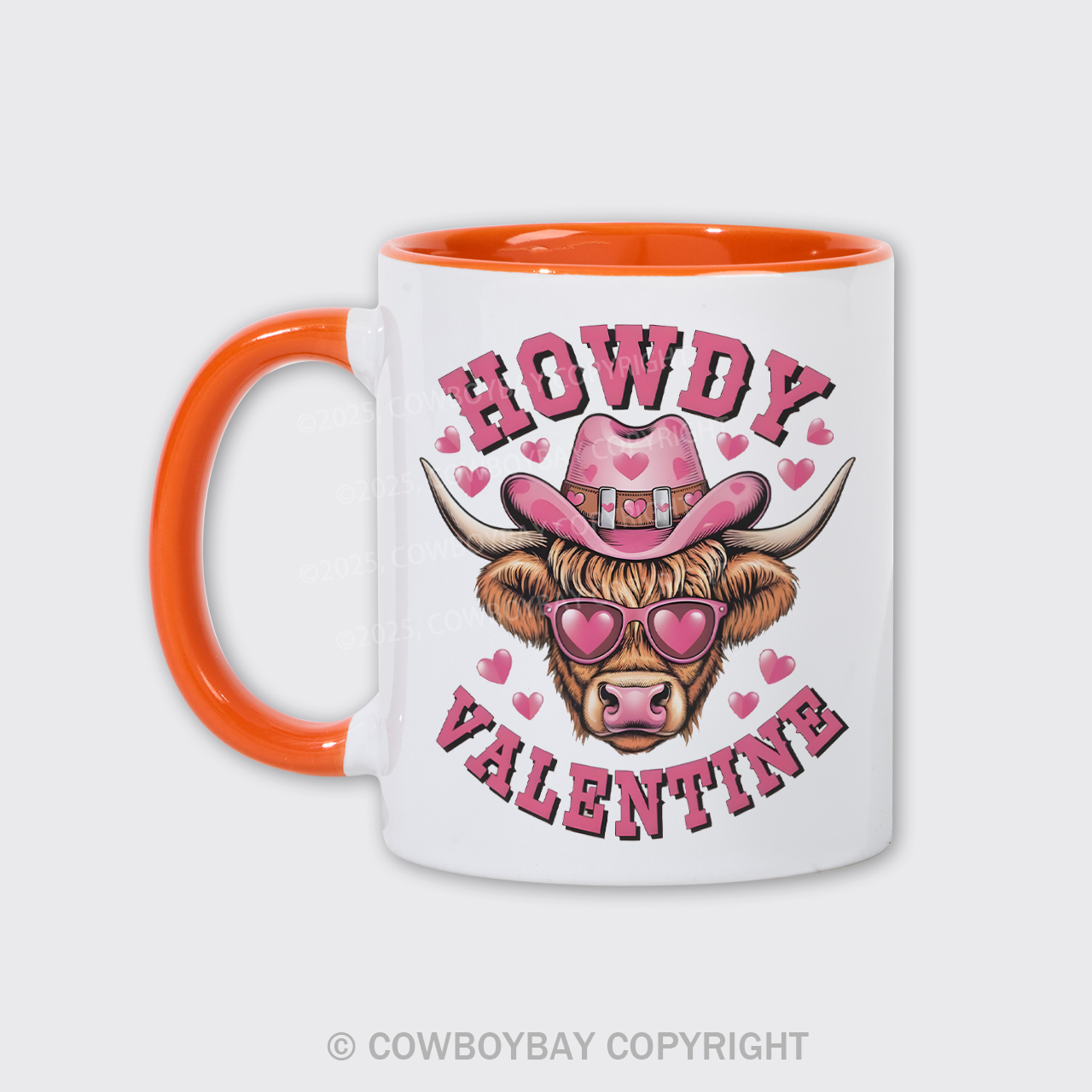 Howdy Valentine Cow Mug