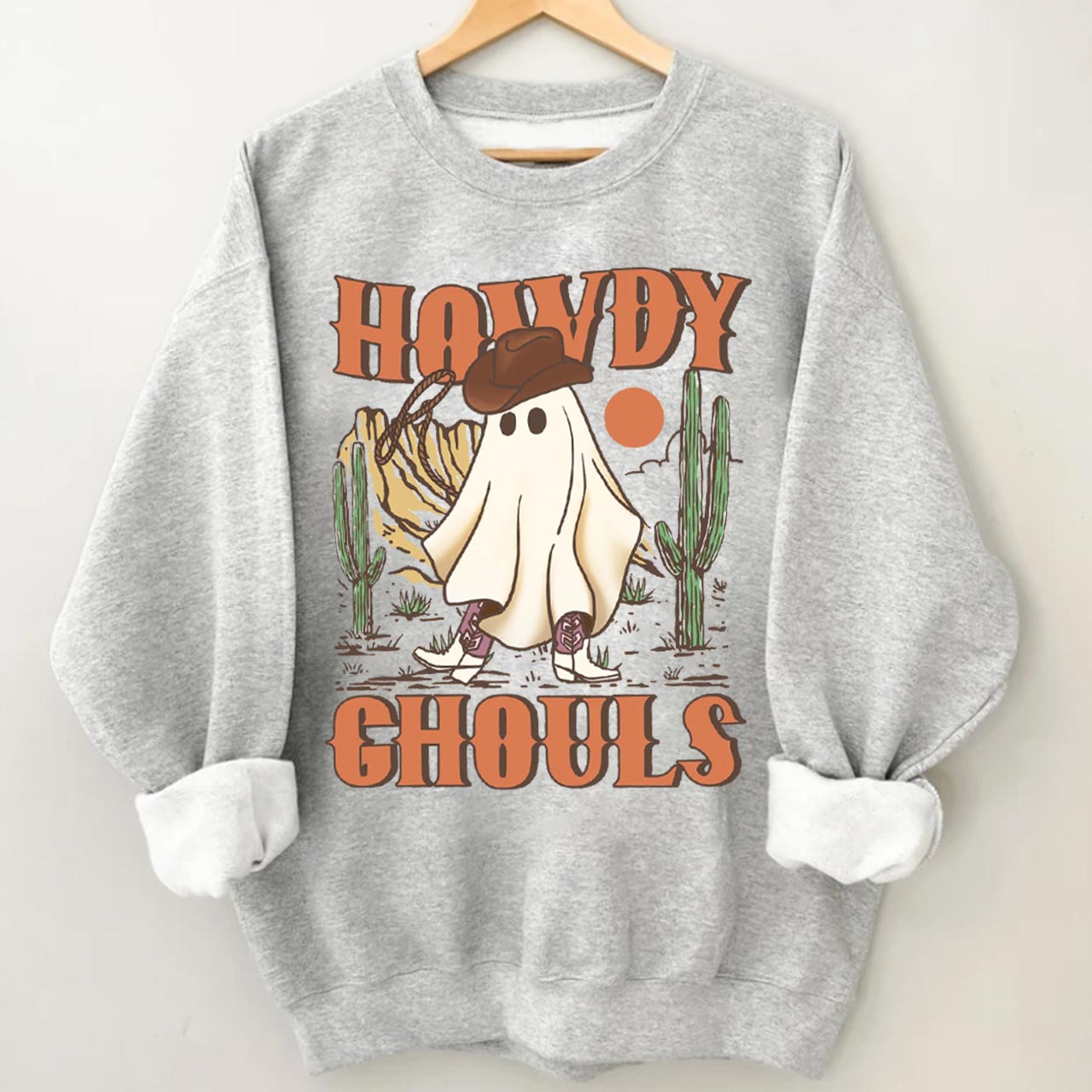 Howdy Ghouls Halloween Sweatshirt