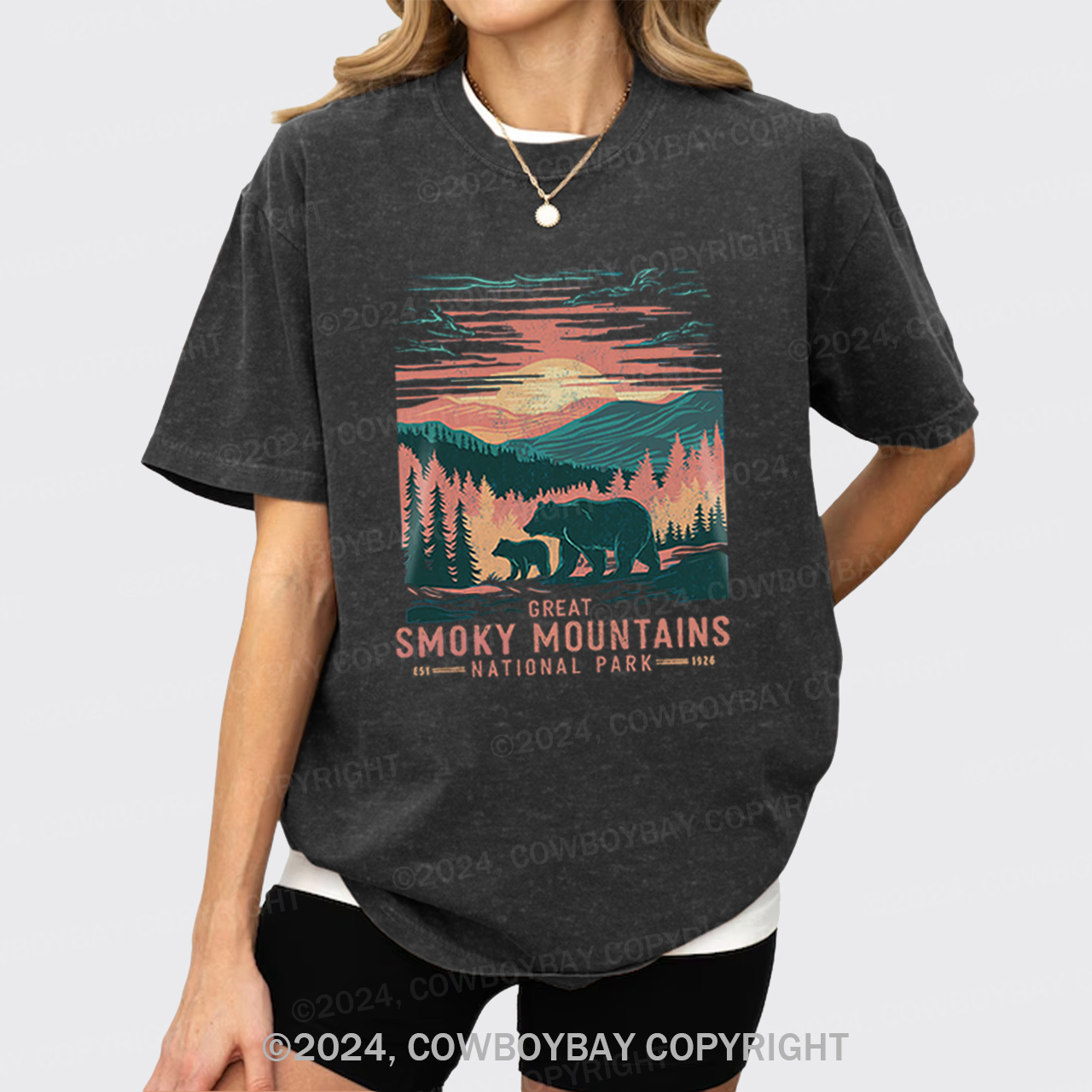 Tennessee Vacation Trip Garment-dye Tees