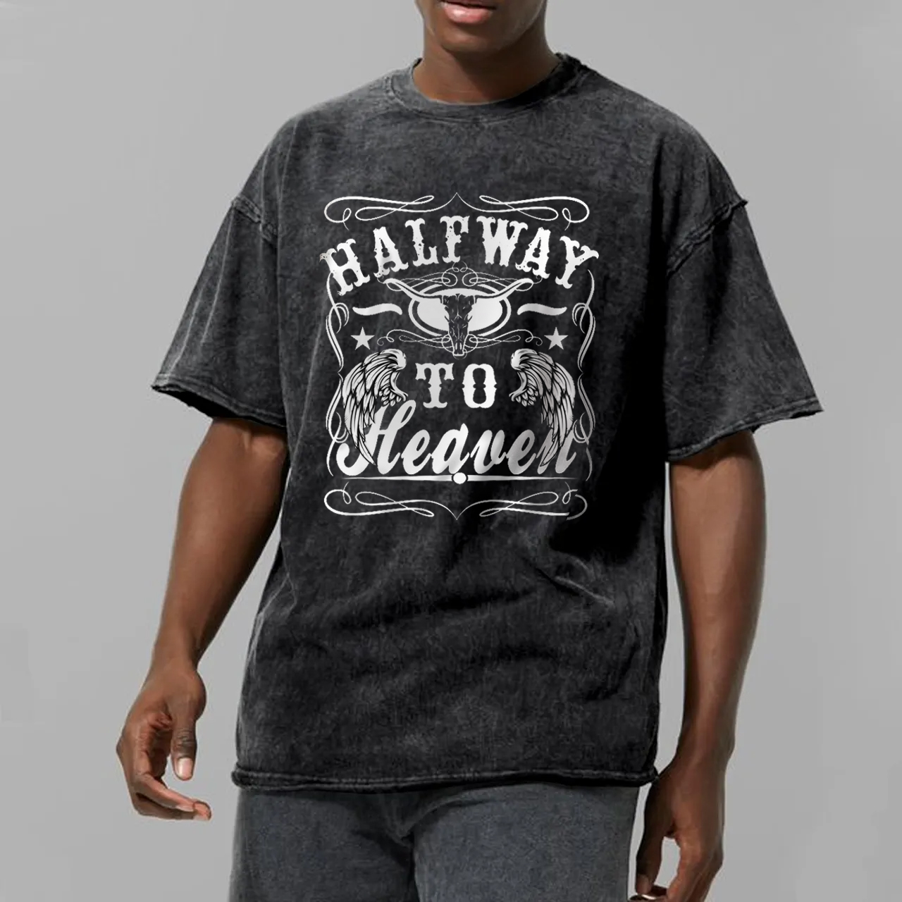 Halfway To Heaven Garment-dye Tees
