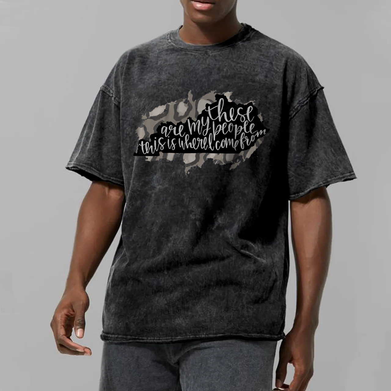 Leopard Print Kentucky Garment-dye Tees