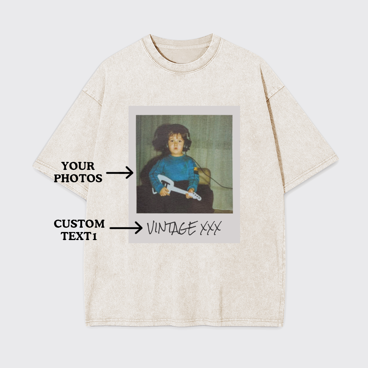 Custom Vintage Photo Garment-dye Tees