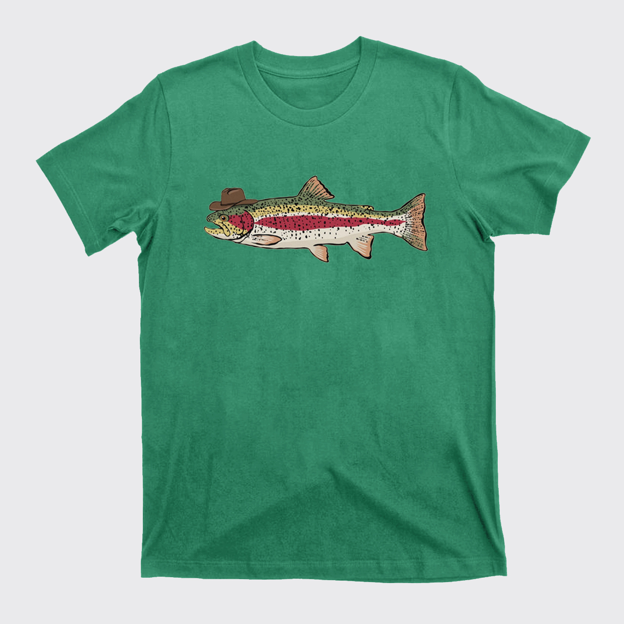 Cowboy Trout Western Fishing T-Shirts
