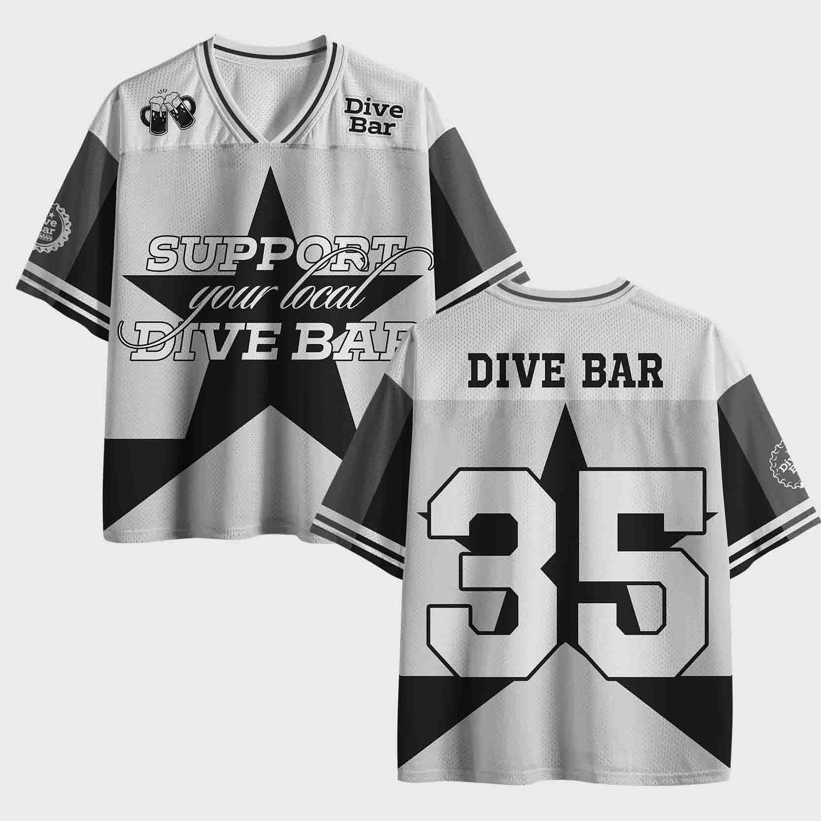 Personalized Cowboy Bar Mesh Jersey