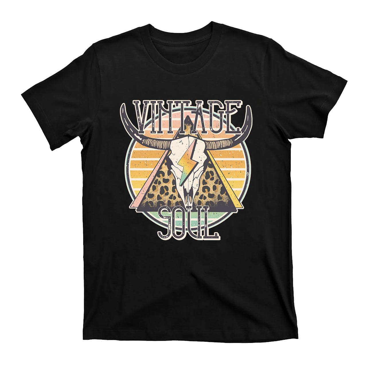 Vintage Soul Longhorn Cowboy T-Shirts