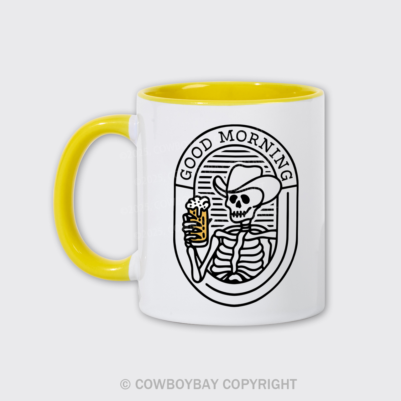 Cowboy Skeleton Mug