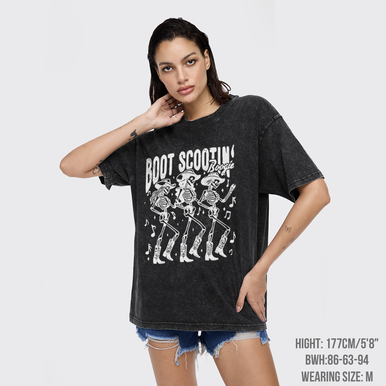 Halloween Cowgirl Boot Scootin Garment-dye Tees