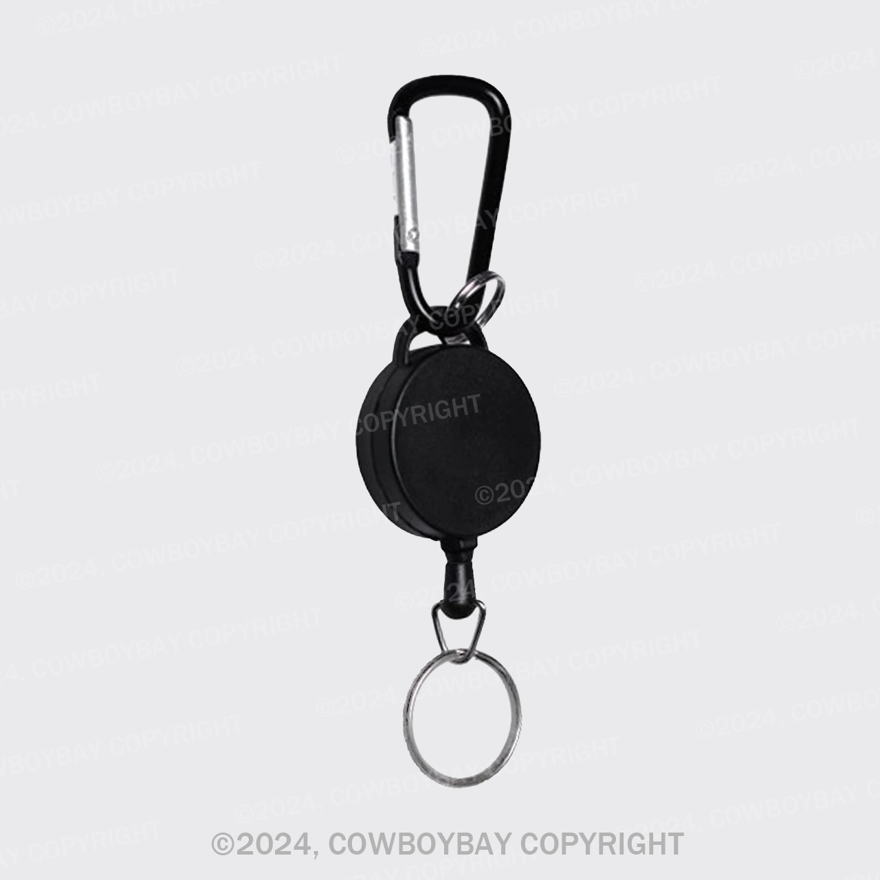 Retractable Anti-Lost Wire Rope Keychain