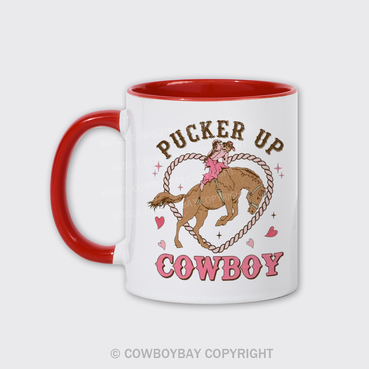 Pucker Up Cowboy Mug