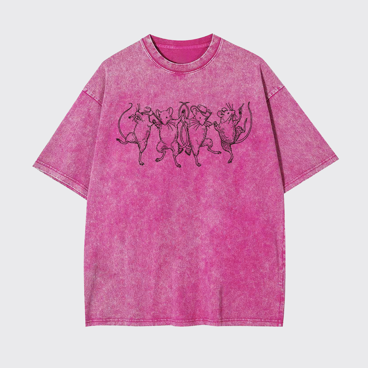 Dancing Cowboy Rats Garment-dye Tees