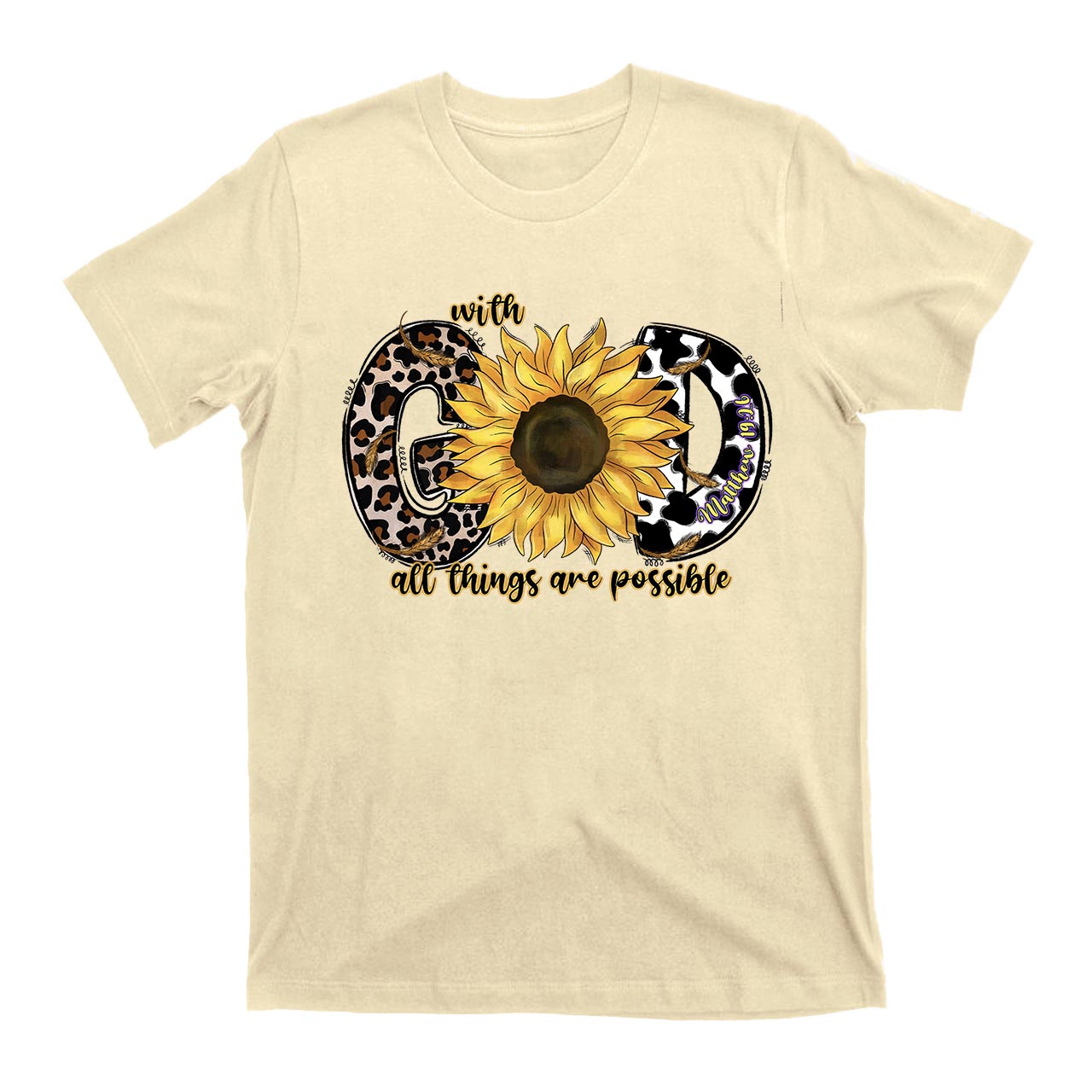 With God All Things Are Possible T-Shirts