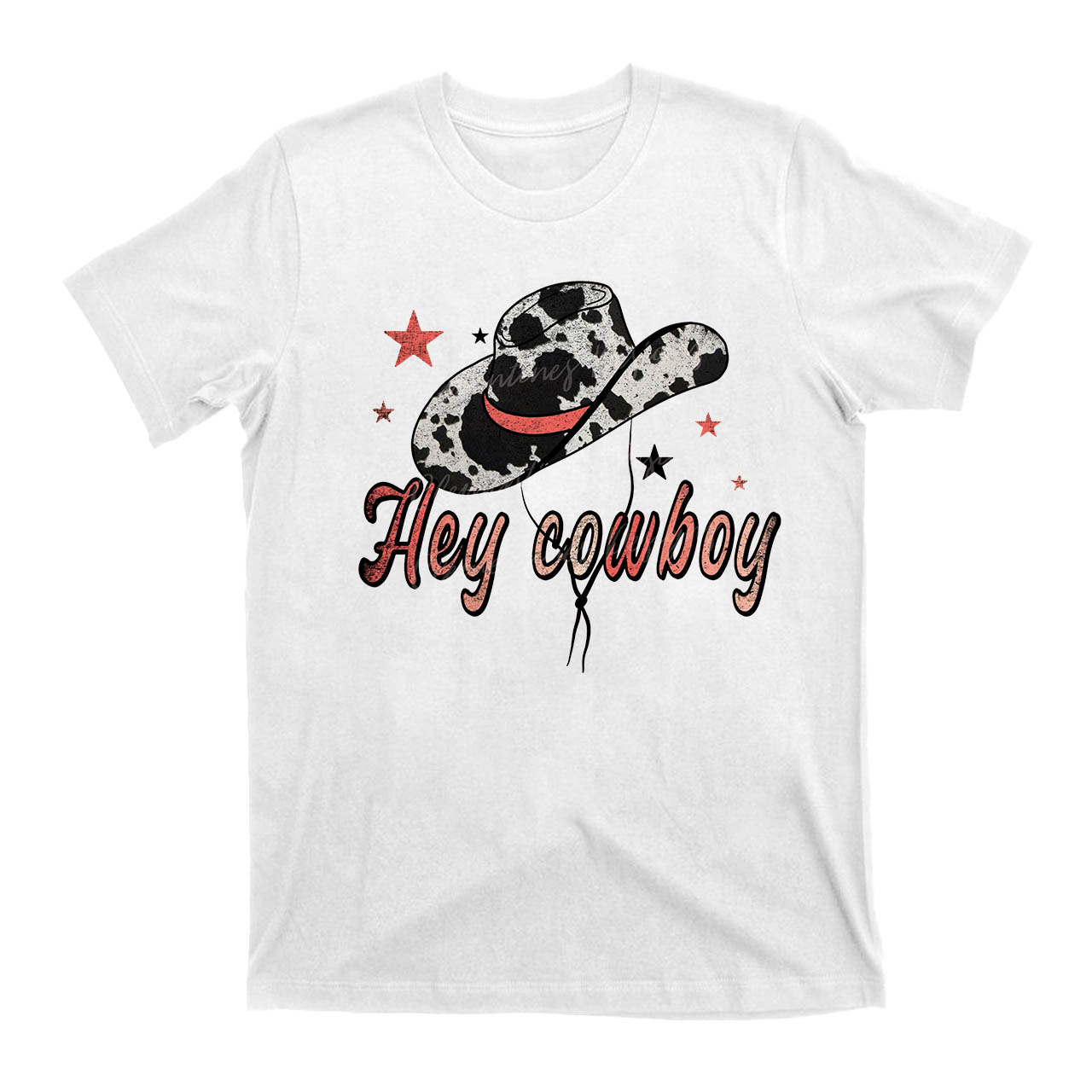 Hey Cowboy Cowgirls Hat Cowboy T-Shirts