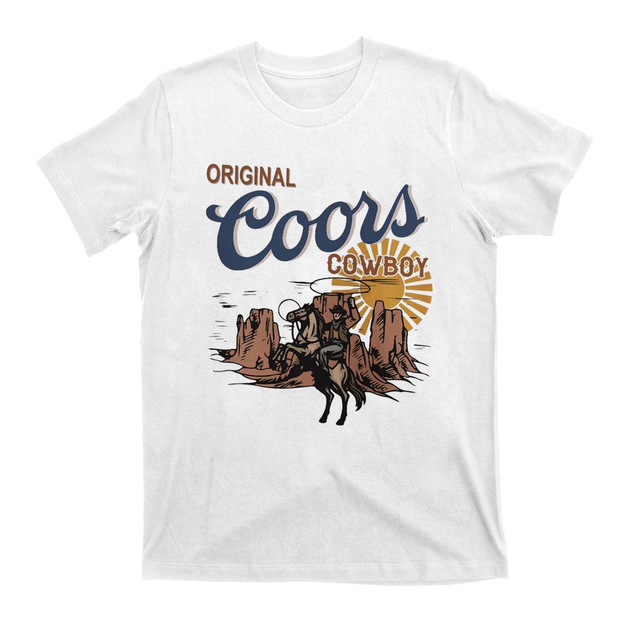 Retro Coors Cowboy  T-Shirts