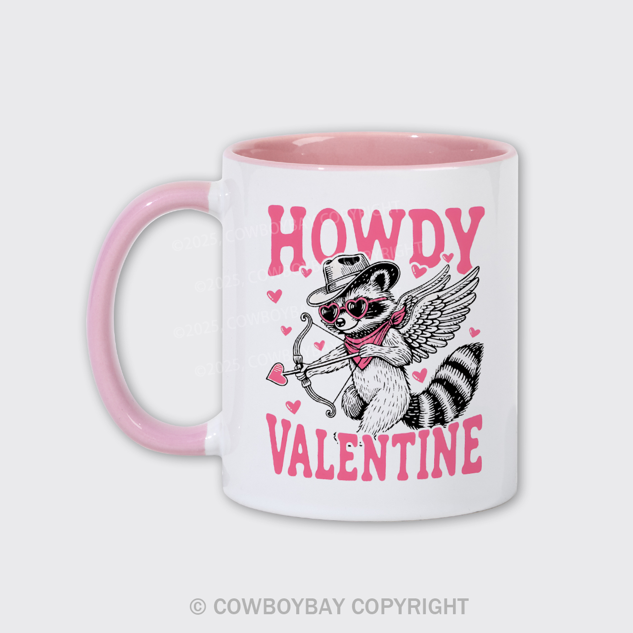 Funny Raccoon Valentine Mug