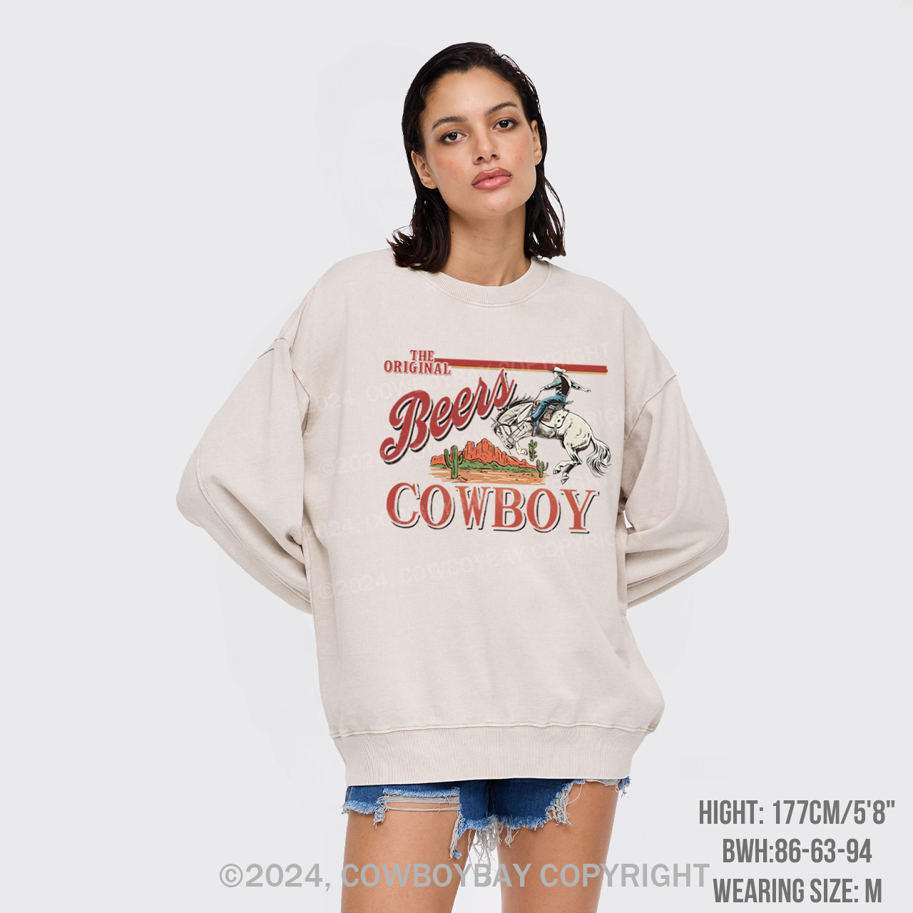 Take The Beers To The Desert Washed Sweatshirts