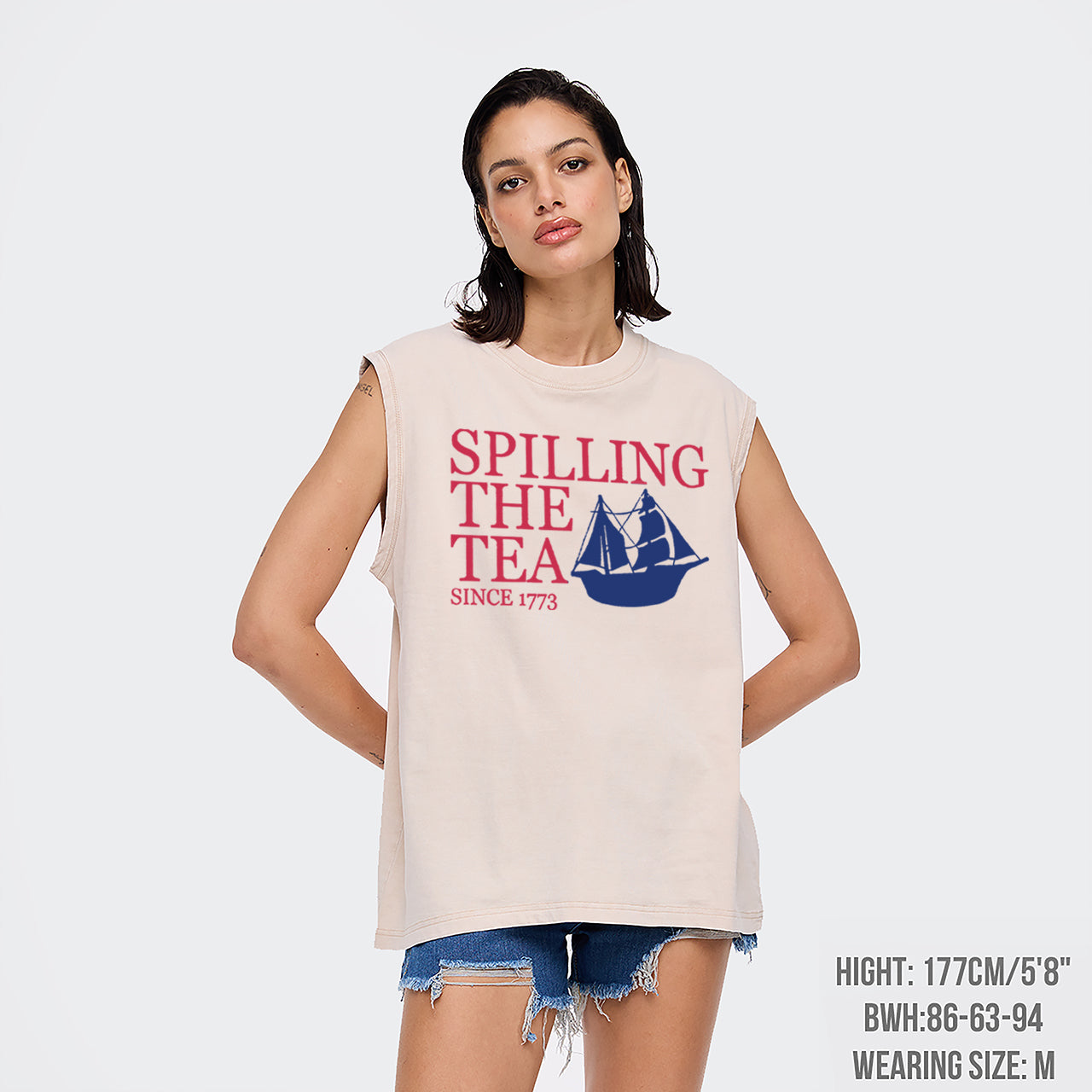 Spilling The Tea 1776 Washed Tanks
