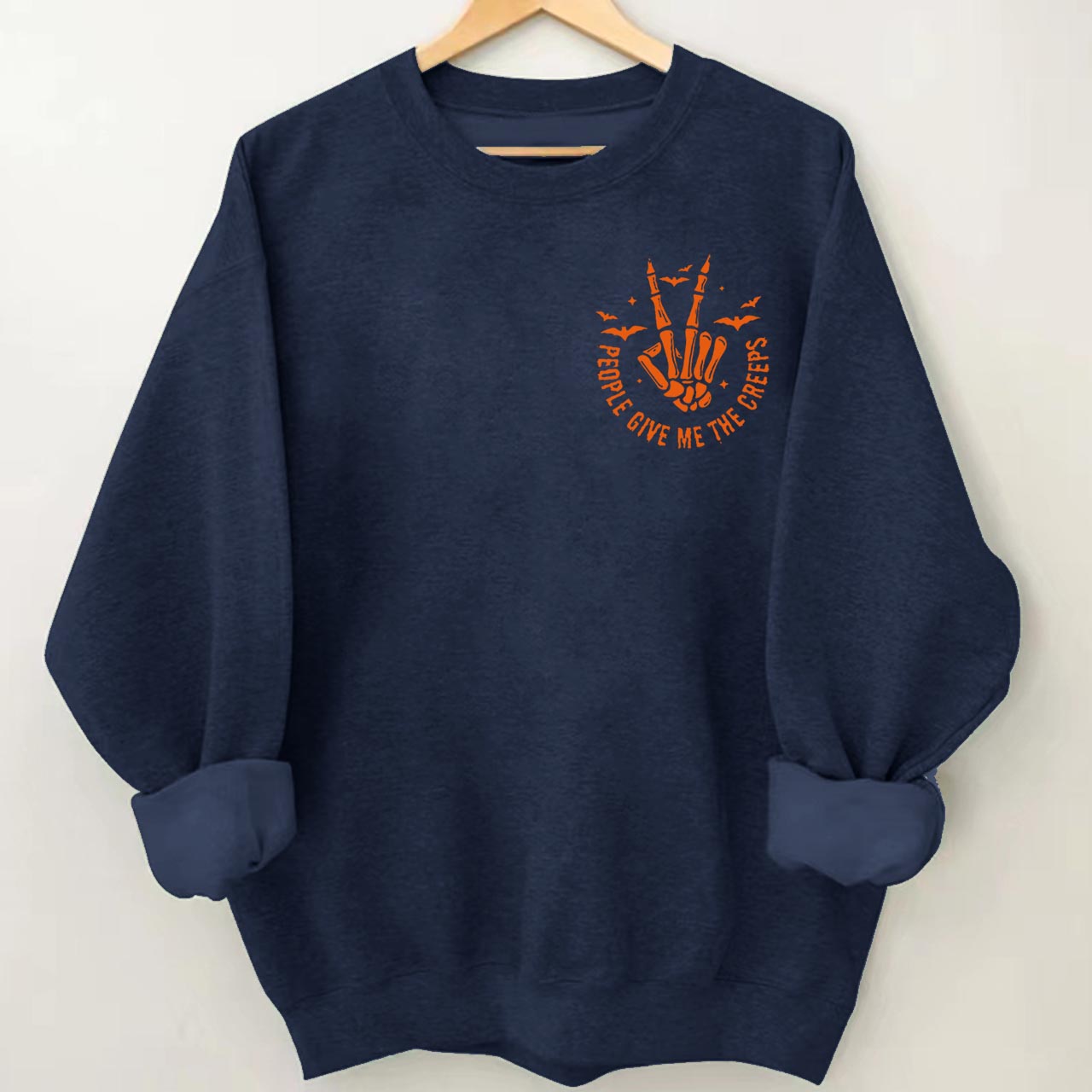 People Give Me The Creeps Halloween Sweatshirt