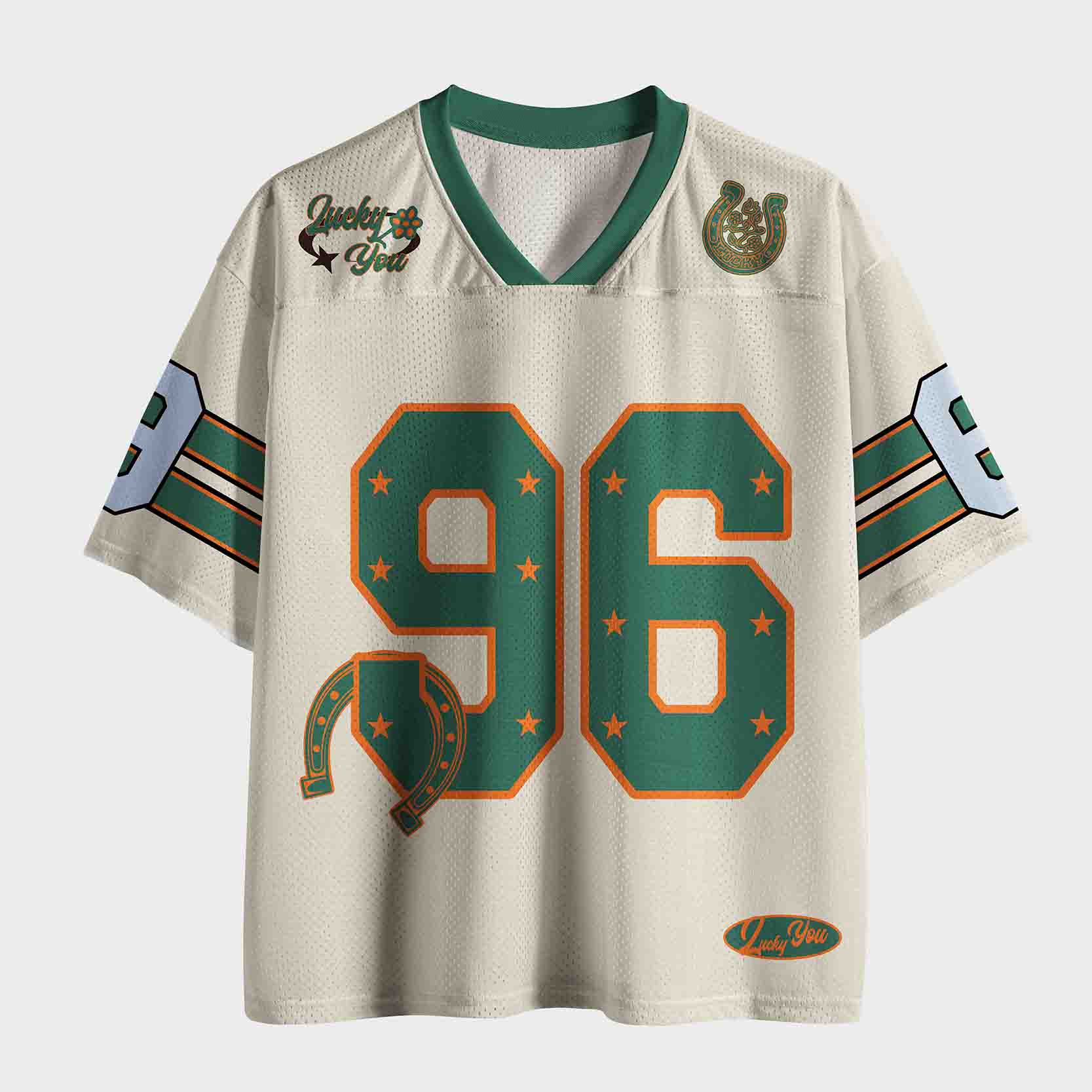 Personalized Lucky Star Cowboy Mesh Jersey