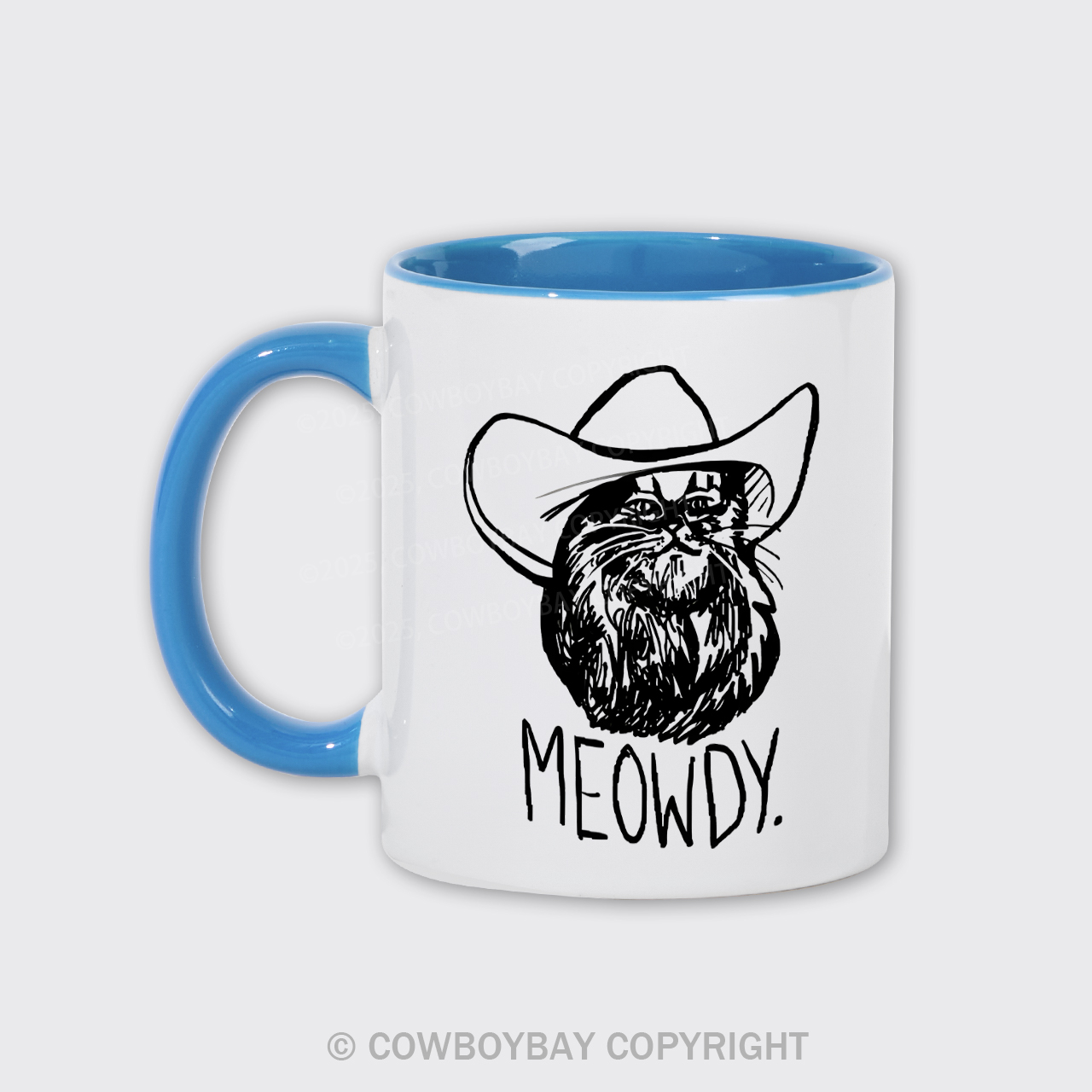 Meowdy Texas Cat Mug