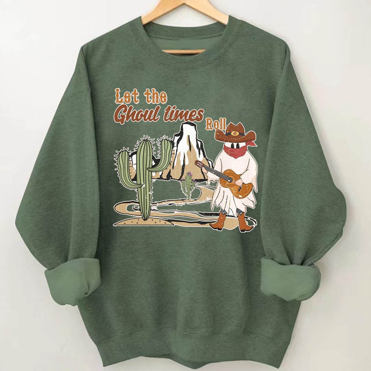 Let The Ghoul Times Roll Halloween Sweatshirt