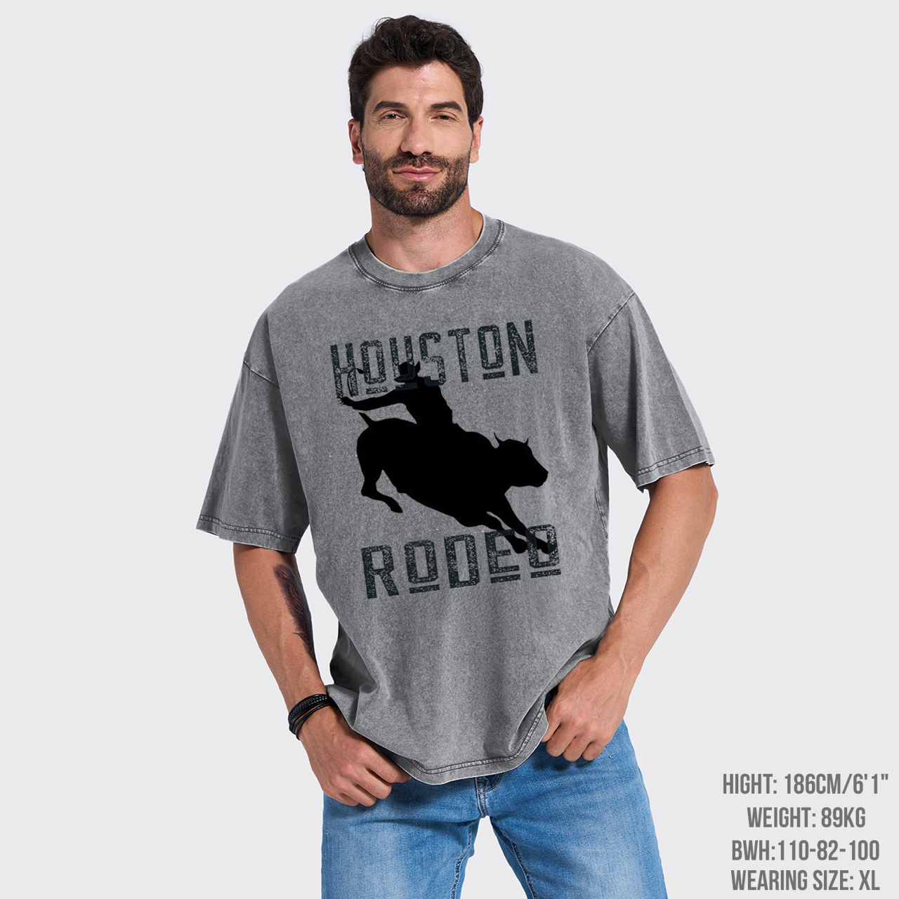 Traditional Houston Rodeo Garment-dye Tees