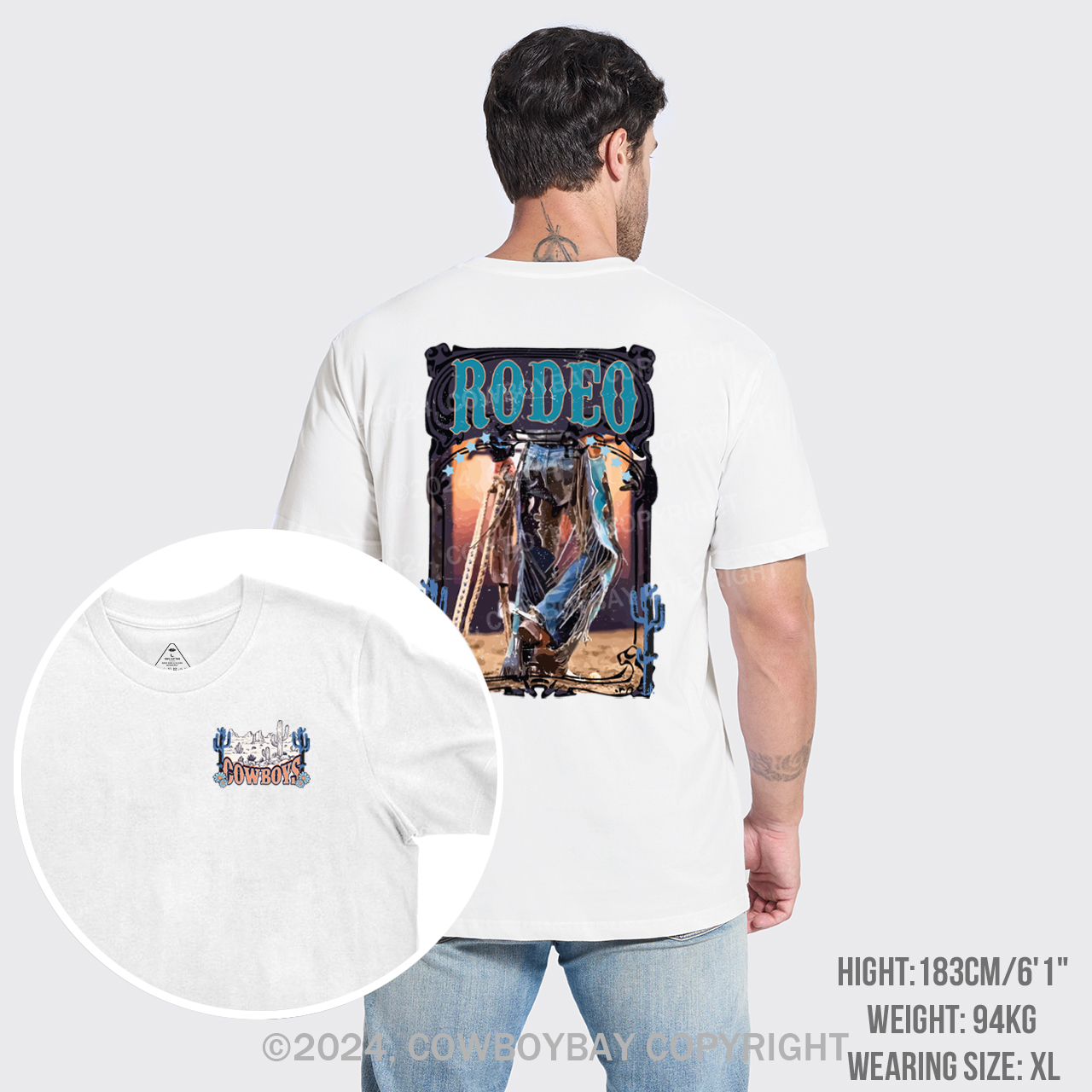 Western Rodeo Wild Cowboy T-Shirts