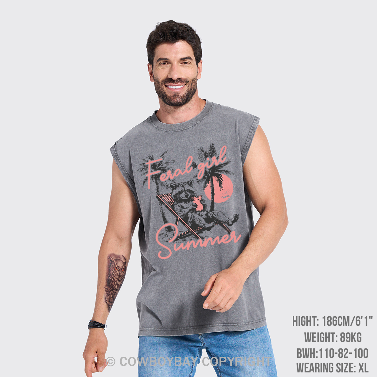 Feral Girl Summer Washed Tanks