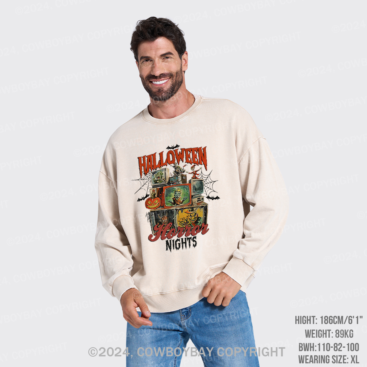 Halloween Horror Nights Washed Sweatshirts
