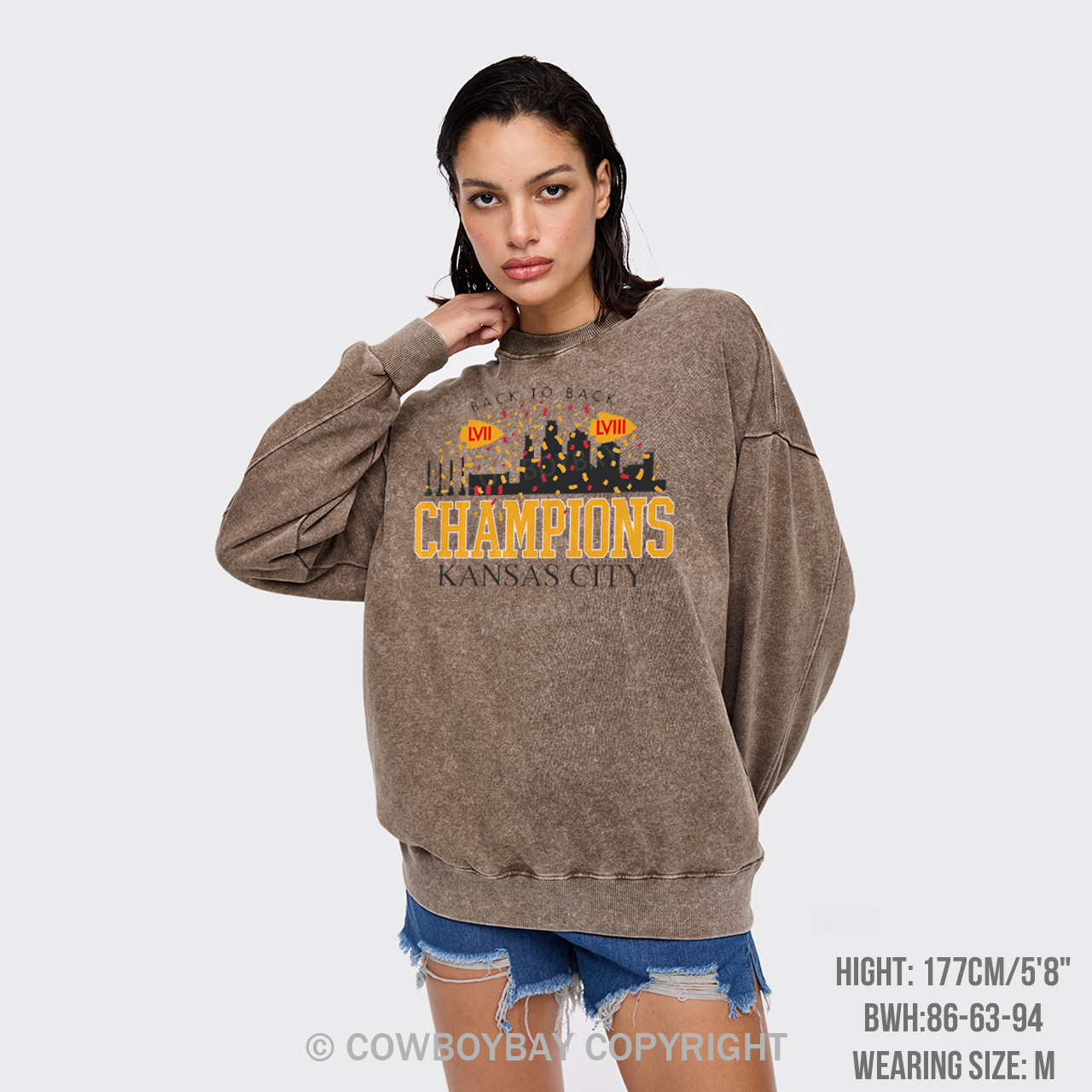 Champions Back To Back Washed Sweatshirts
