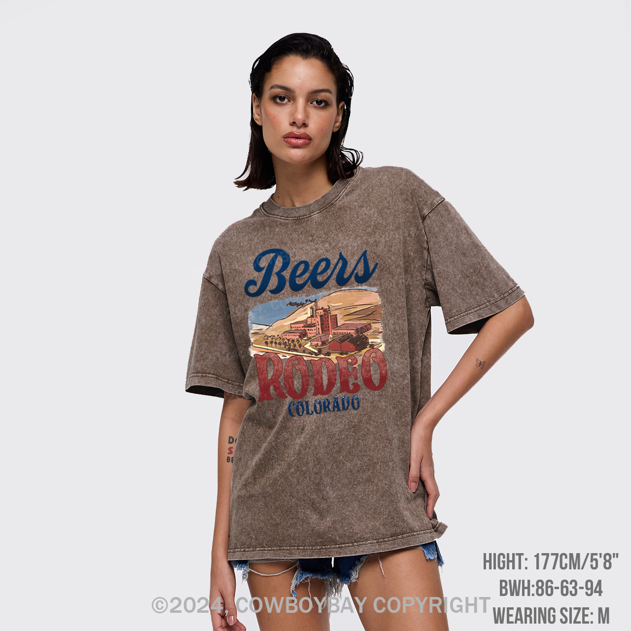 Beers Rodeo Colorado Garment-dye Tees