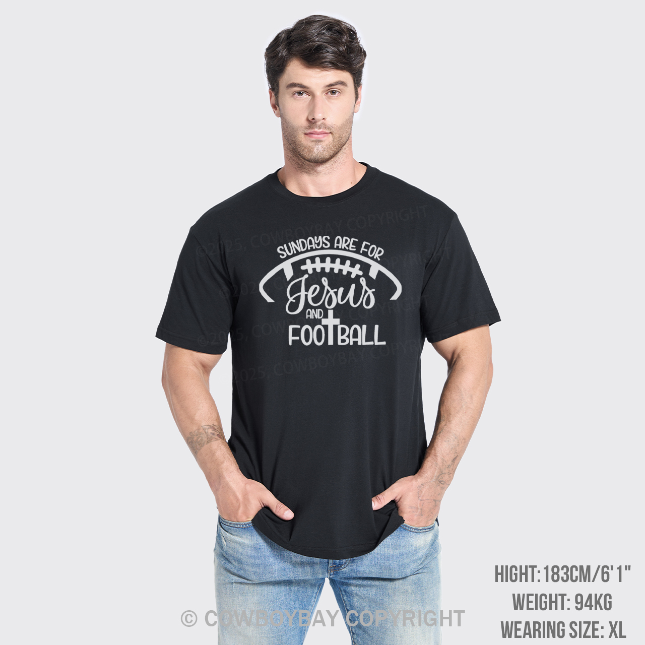 Sundays Are For Jesus And Football T-Shirts