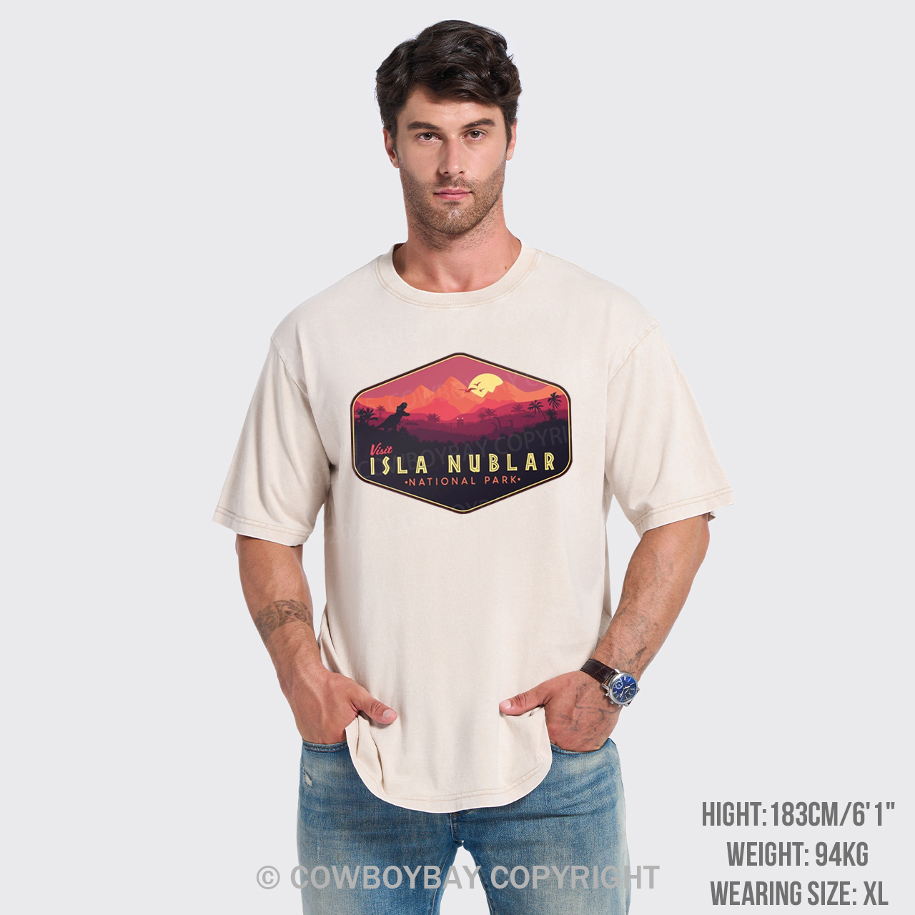 Isla Sorna National Park Garment-dye Tees