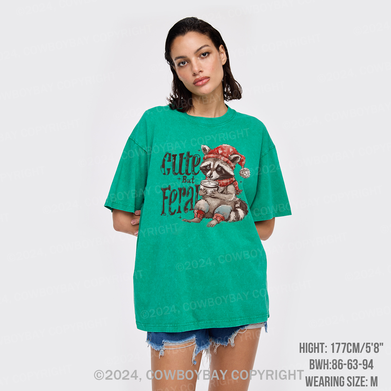 Cute But Feral Garment-dye Tees