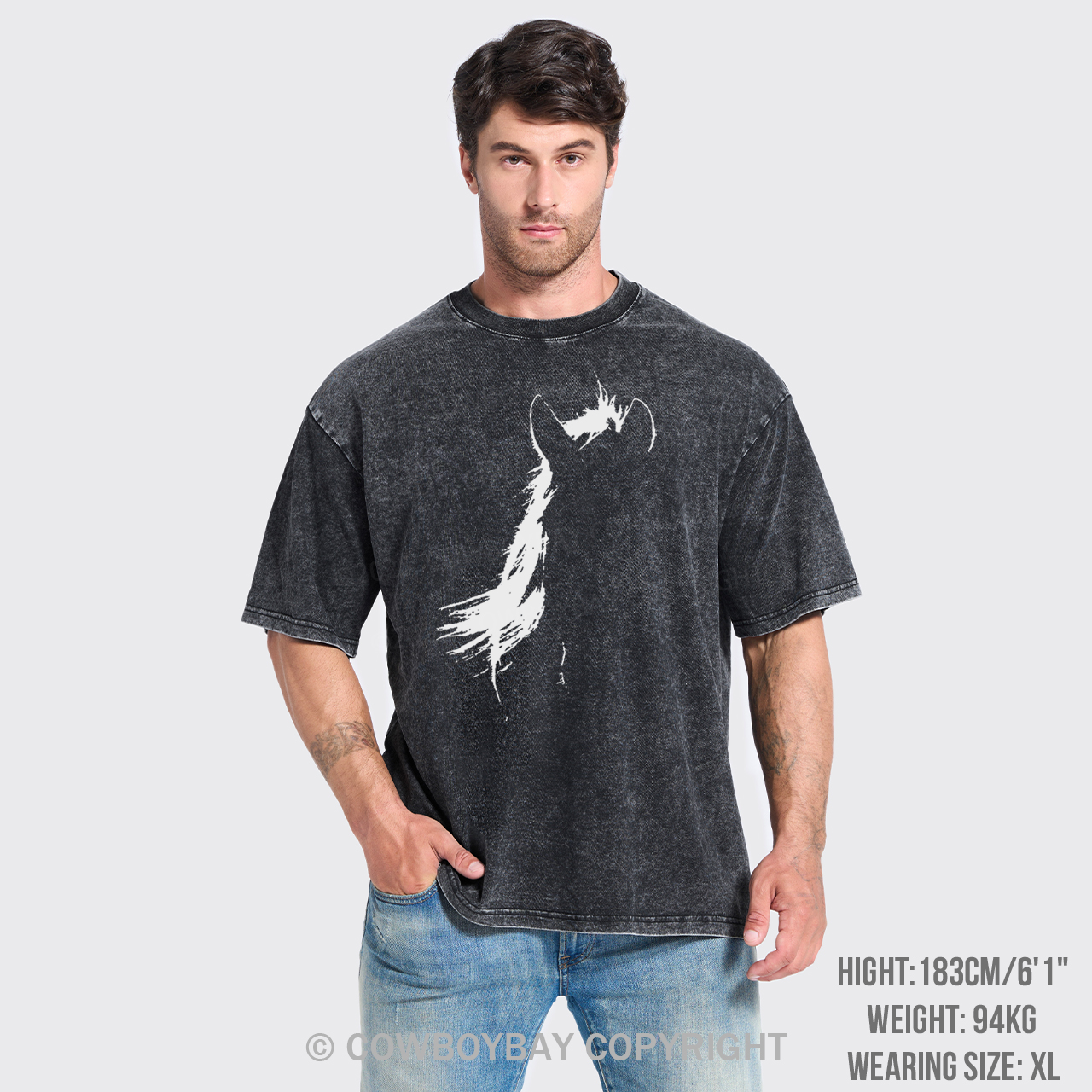 Vintage Horse Print Garment-dye Tees