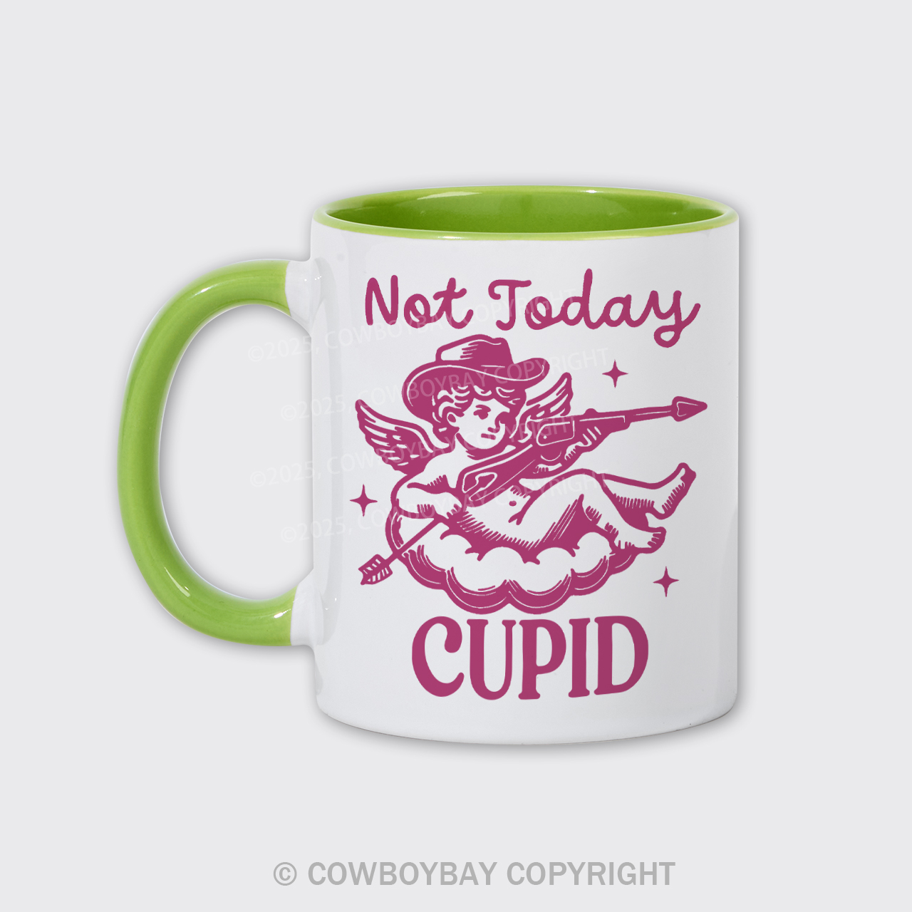 Not Today Cupid Mug
