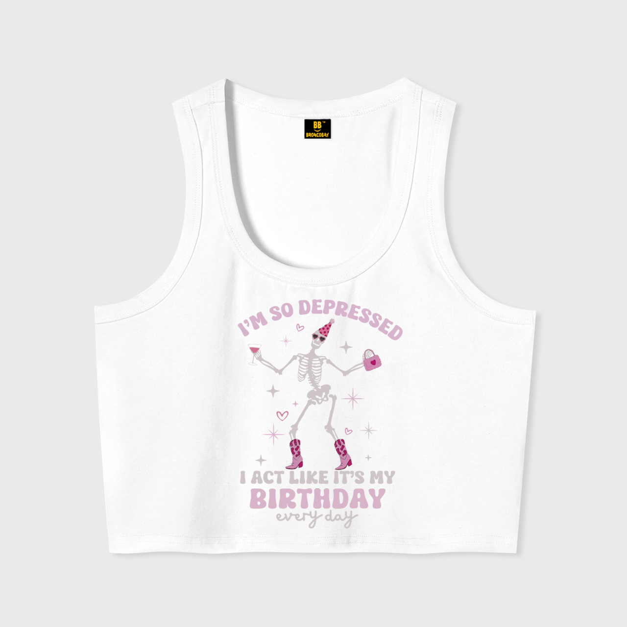 I'm So Depressed Music Tank Top