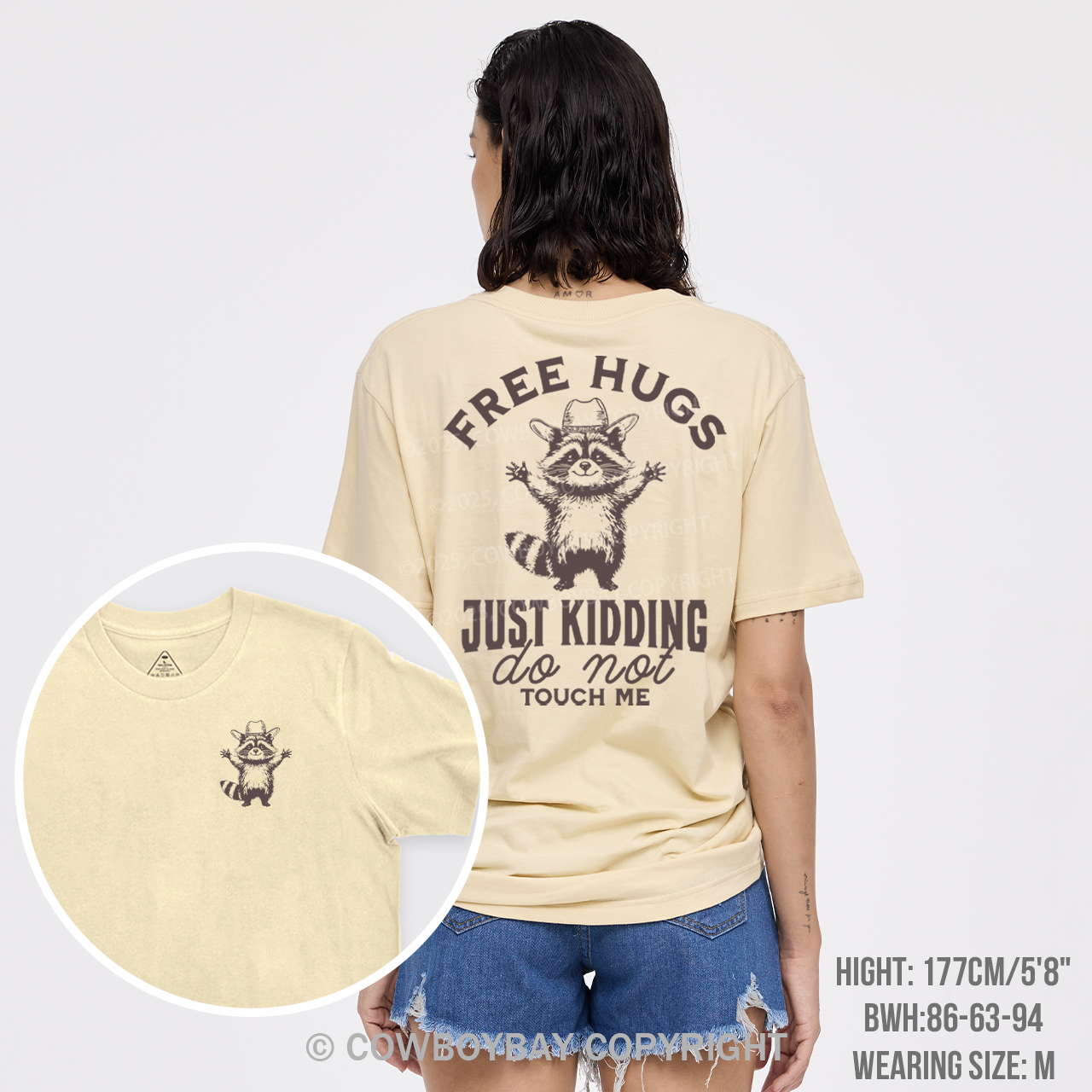 Free Hugs Just Kidding Don't Touch Me T-Shirts