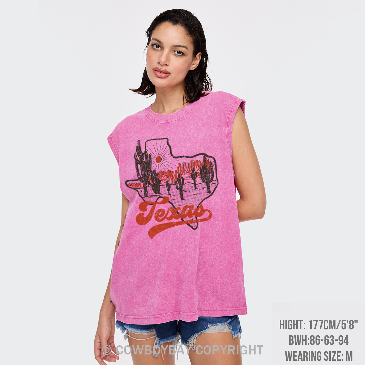 Texas Sunset Vintage Washed Tanks