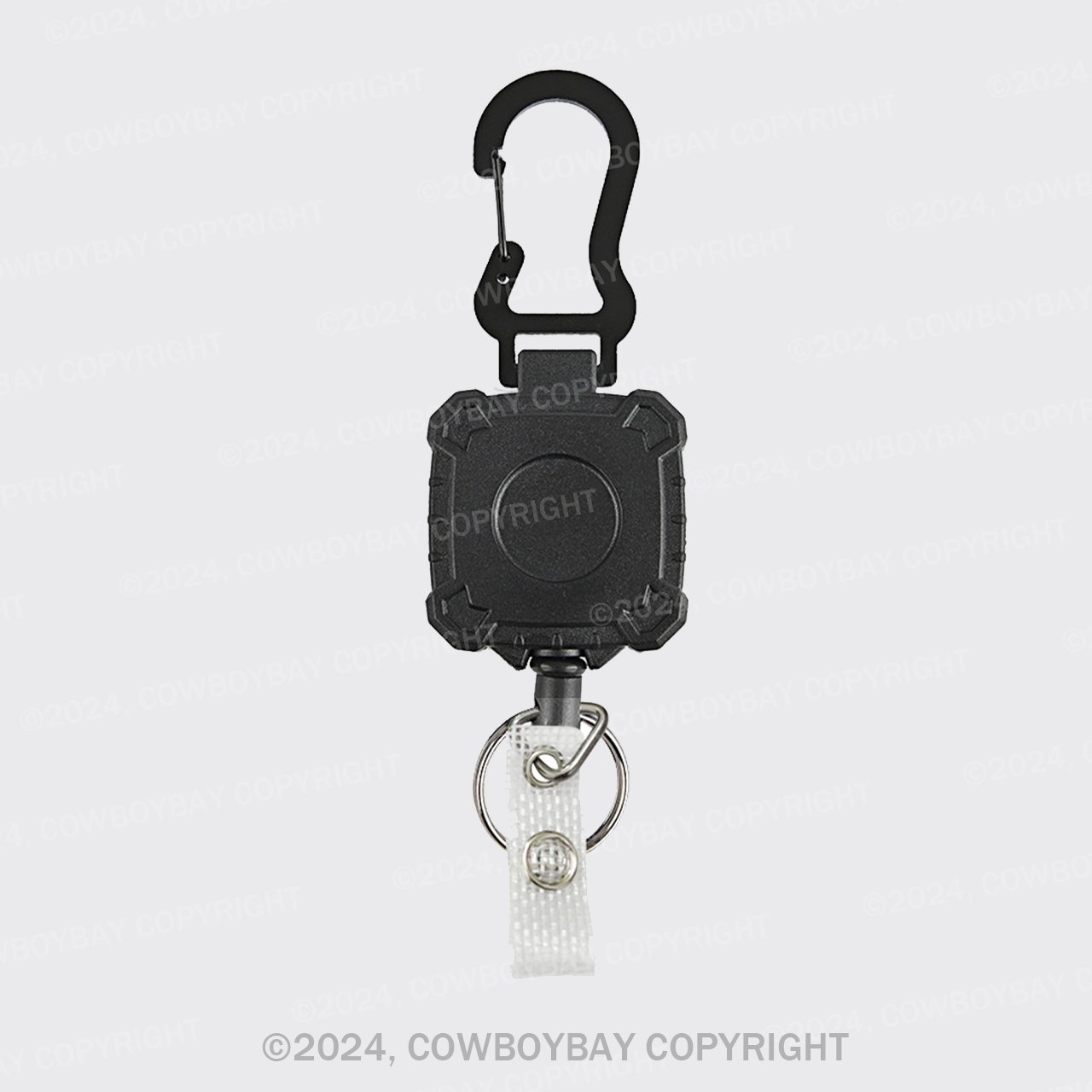 Retractable Anti-Lost Wire Rope Keychain