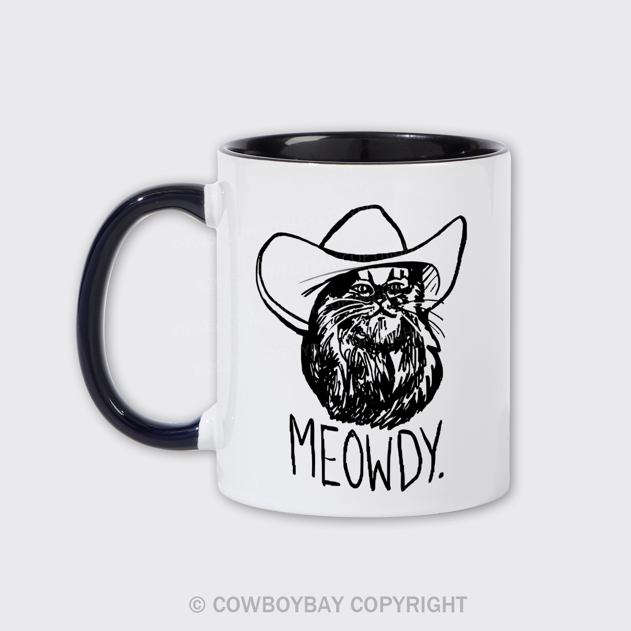 Meowdy Texas Cat Mug