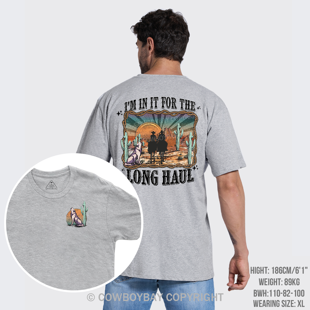 I'm In It For The Long Haul Cowboy T-Shirts