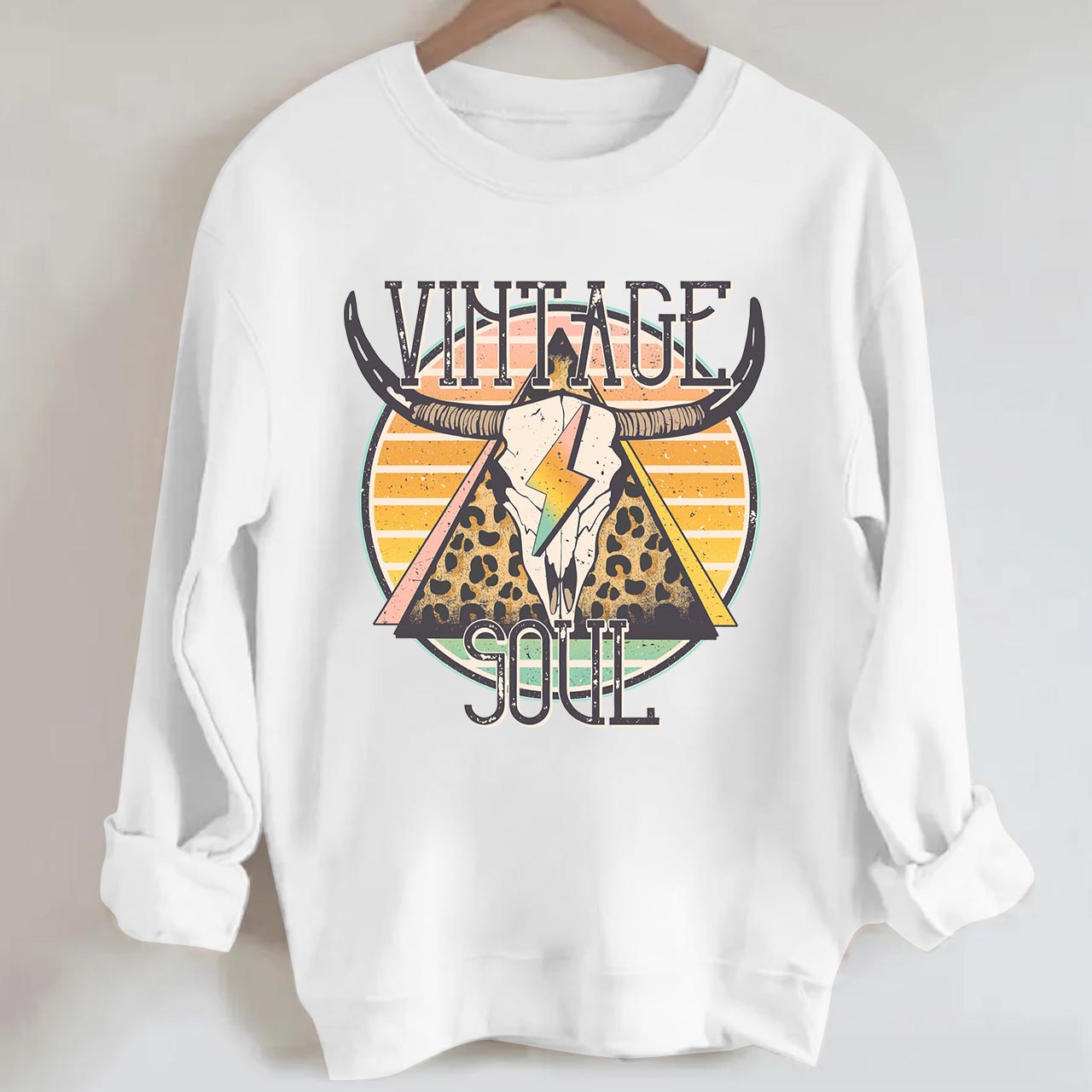 Vintage Soul Longhorn Sweatshirt