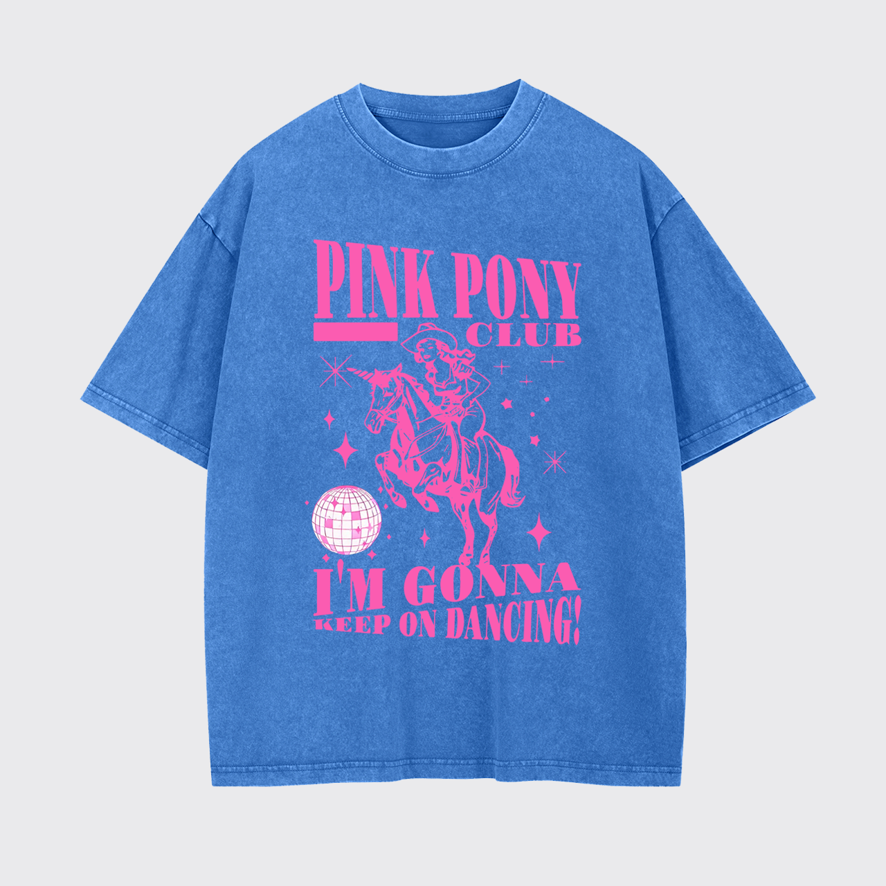Keep On Dancing Cowgirl Garment-dye Tees