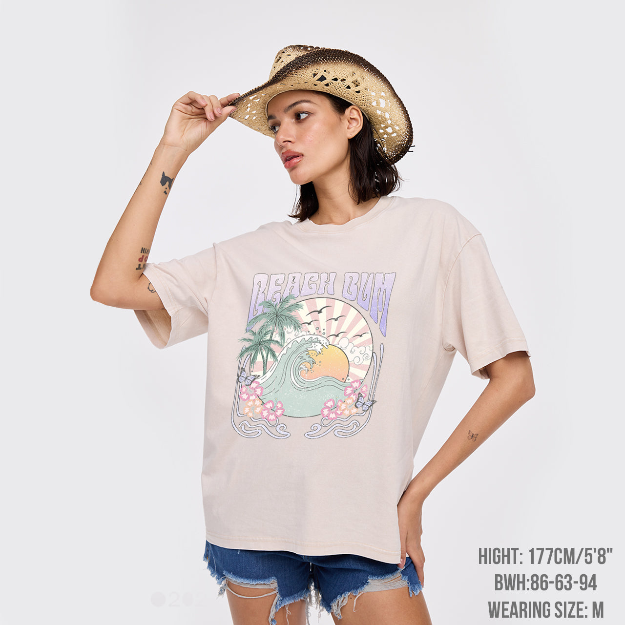Beach Bum Summer Garment-dye Tees