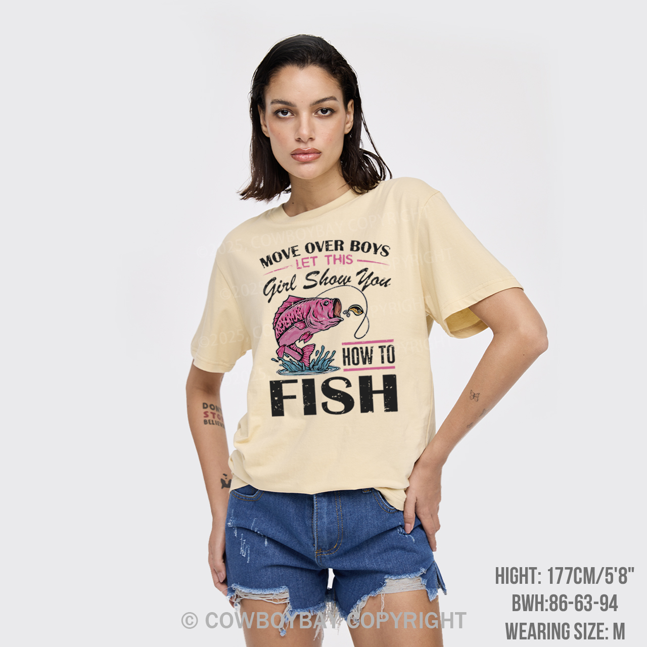 Move Over Boys Fishing T-Shirts