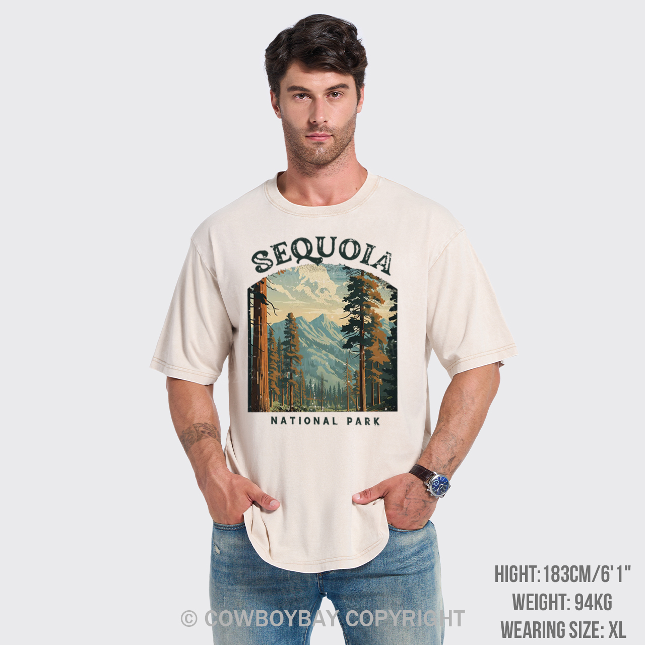 Sequoia National Park Garment-dye Tees