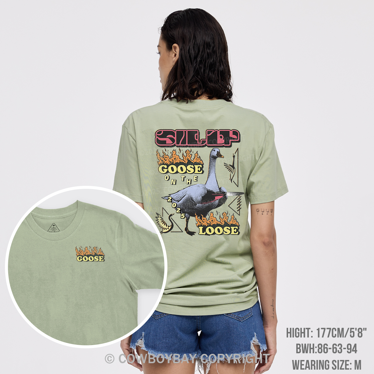 Silly Goose On The 2025 Loose T-Shirts