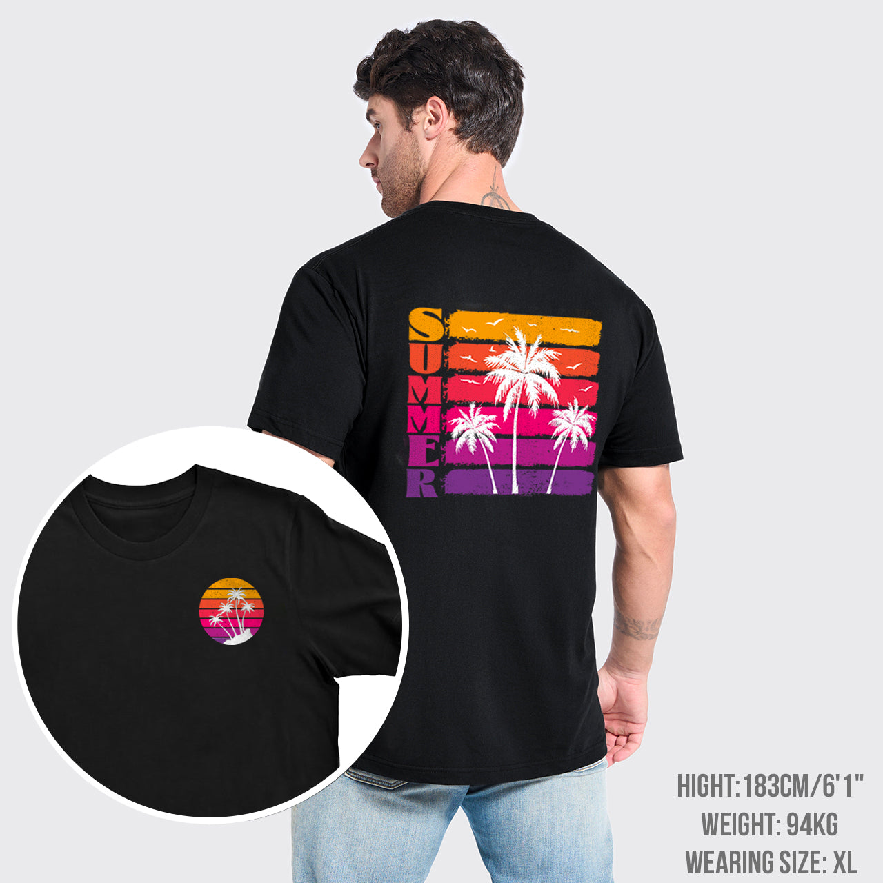 Palm Trees And Sunset T-Shirts